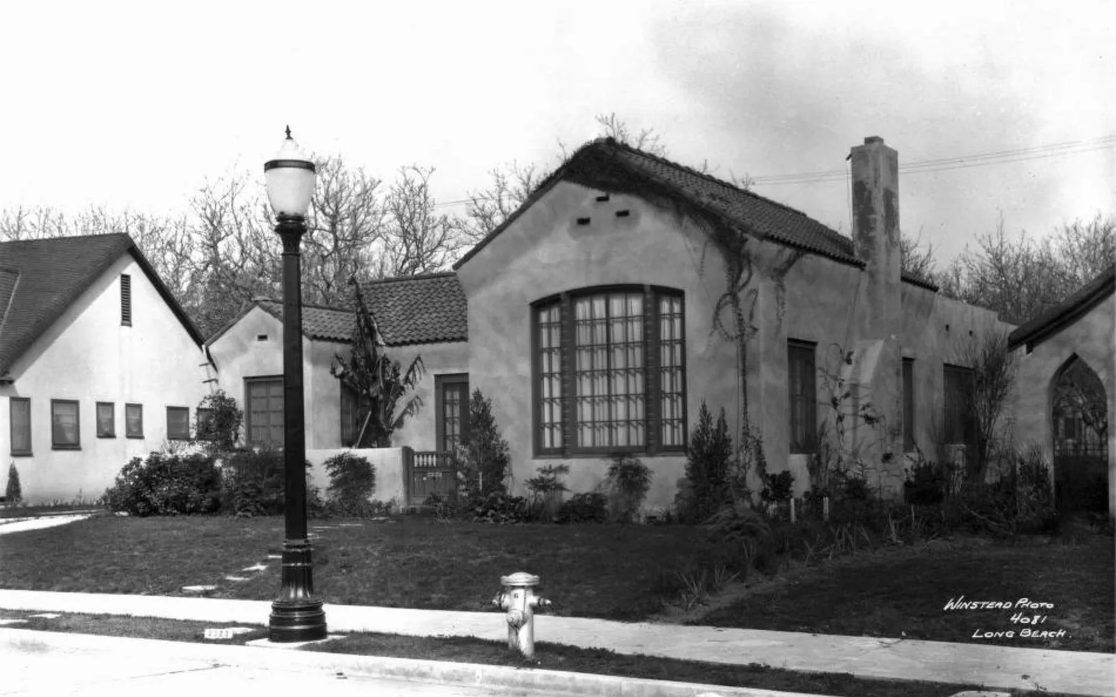 Spanish Colonial Revival home in California Heights, Long Beach, representing the architectural heritage of Southeast Los Angeles communities